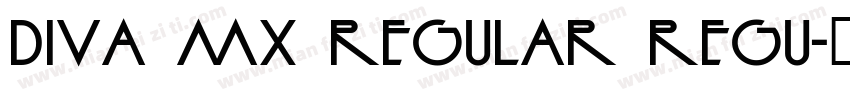 Diva MX Regular Regu字体转换